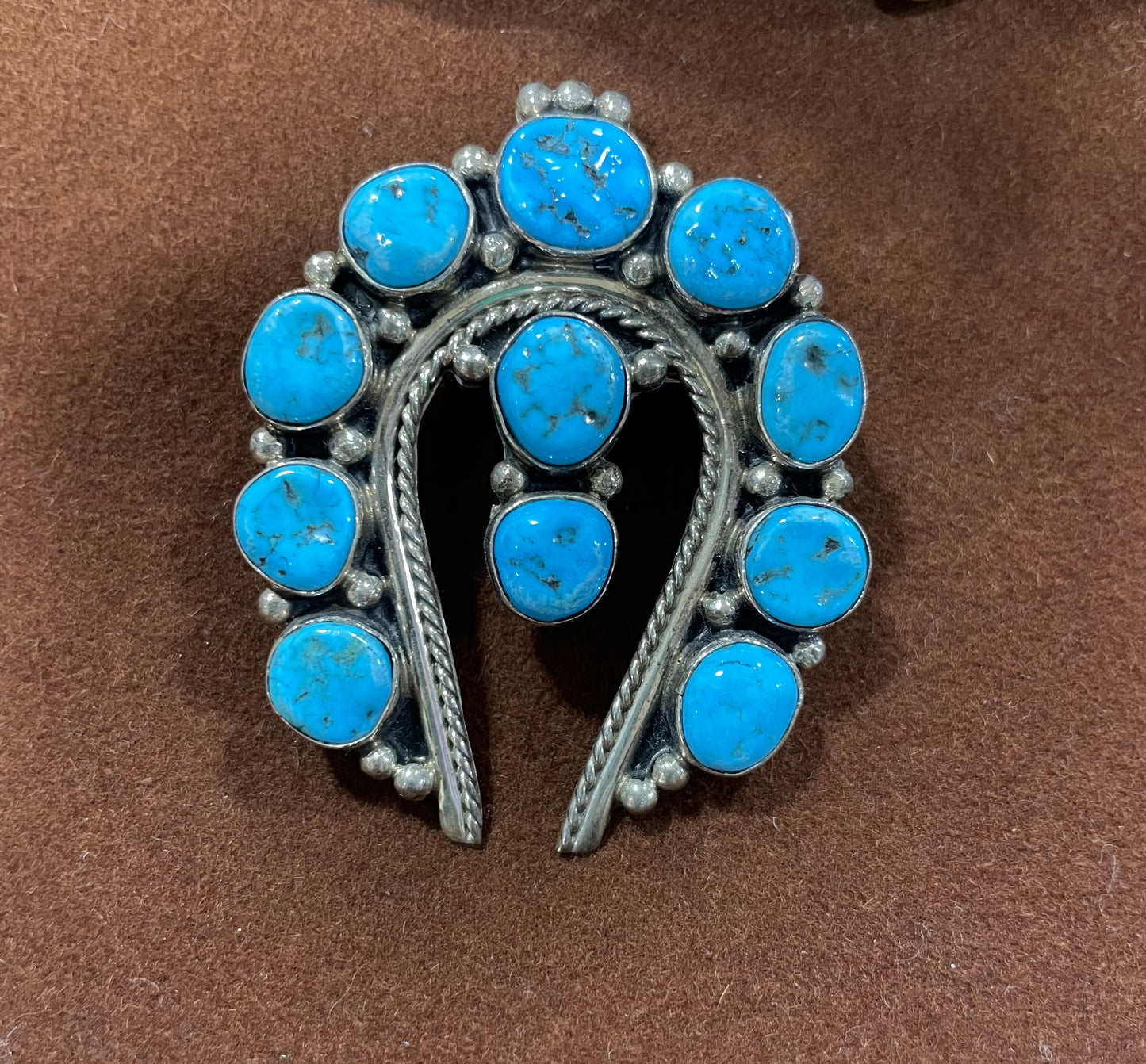 Turquoise Horseshoe Pin/Pendant