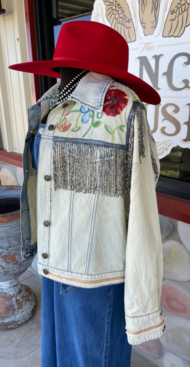 Country Queen Embellished Jacket- Aratta