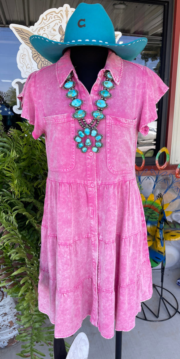Flamingo Flair Dress- Jodifl
