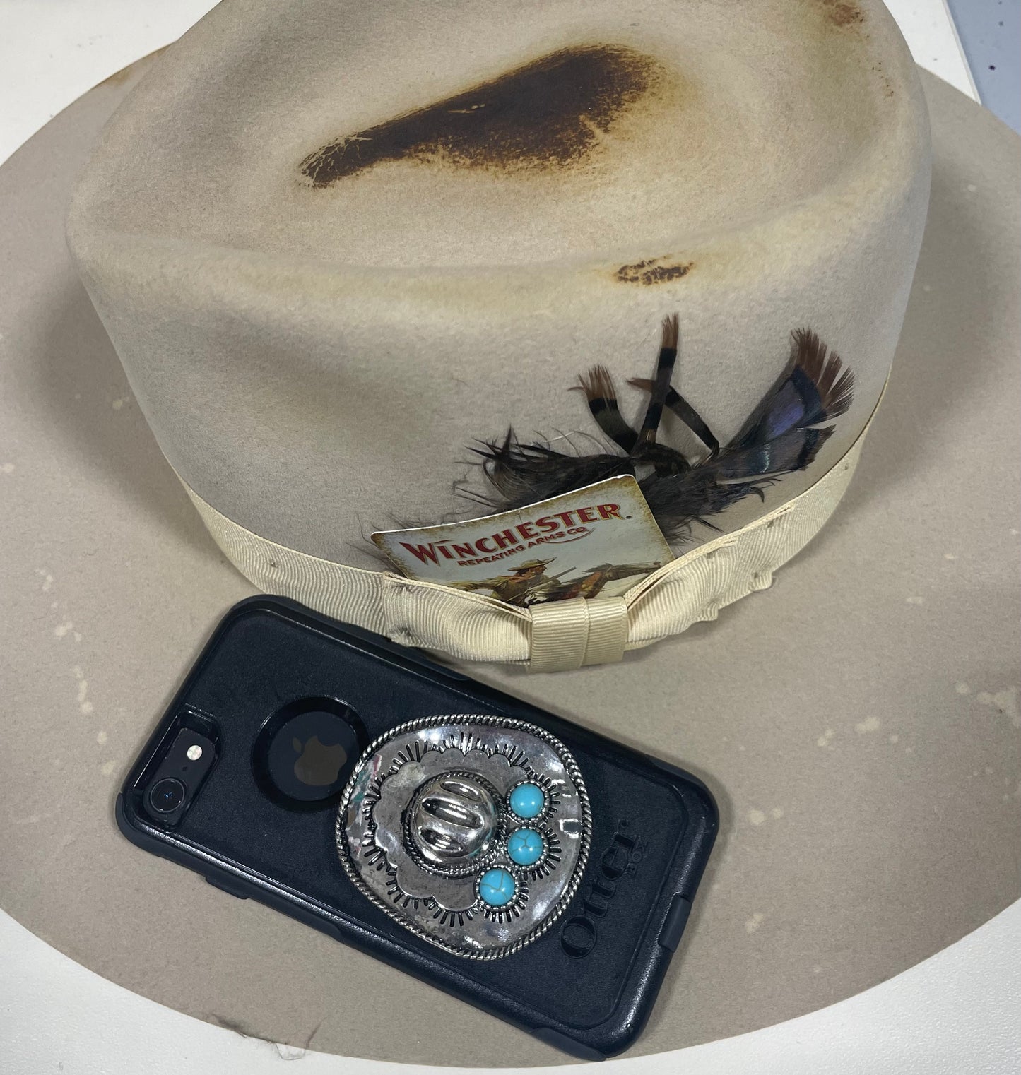 Cowgirl Hat Phone Grips