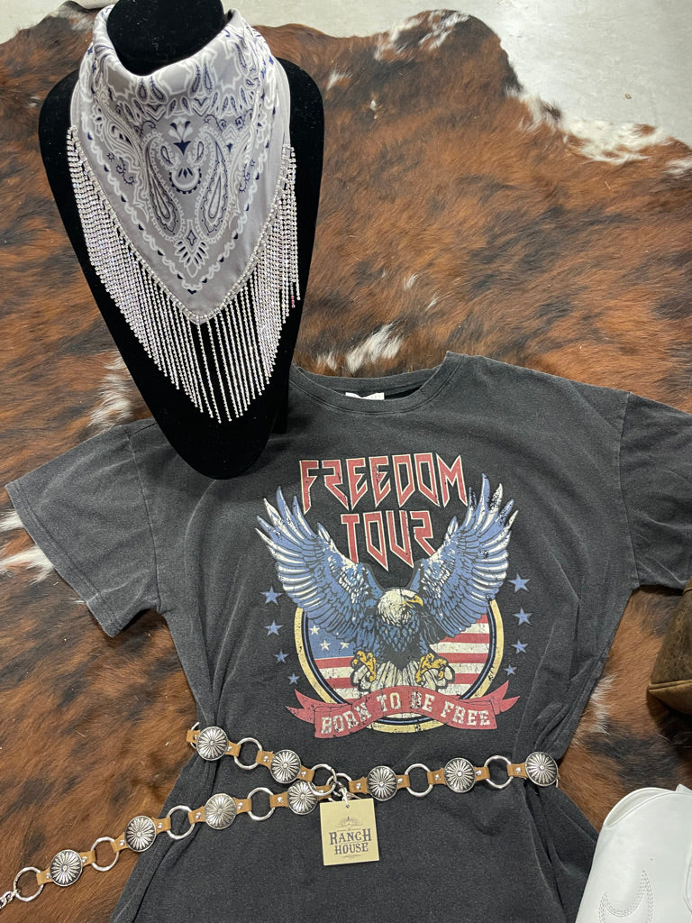 Freedom Tour T-Shirt Dress - BaeVely