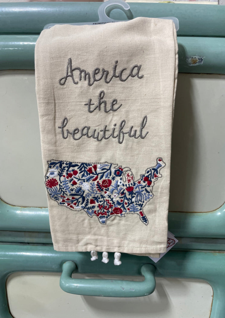 America the beautiful- Primitives by Kathy