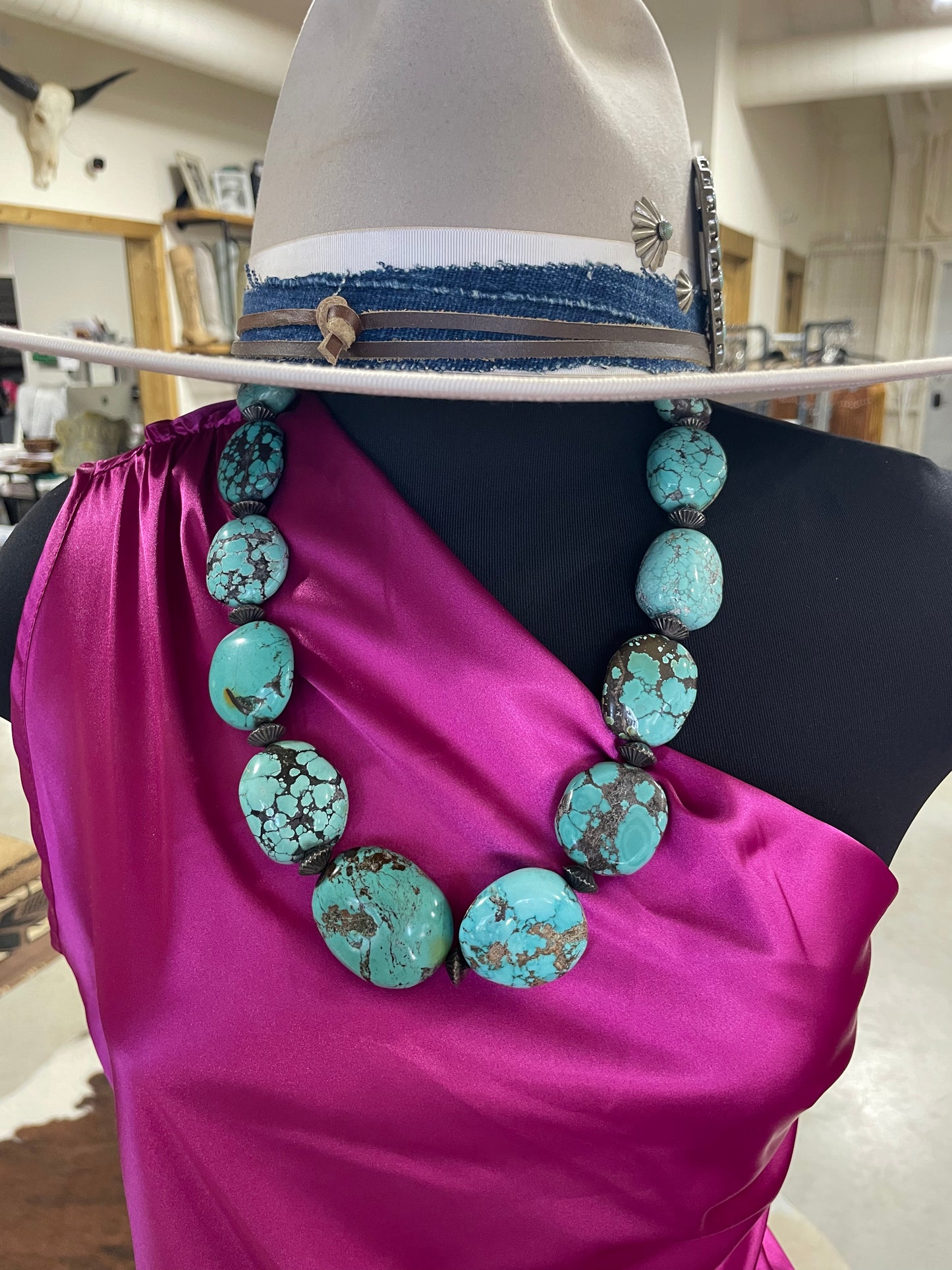 Blue Moon Turquoise Necklace