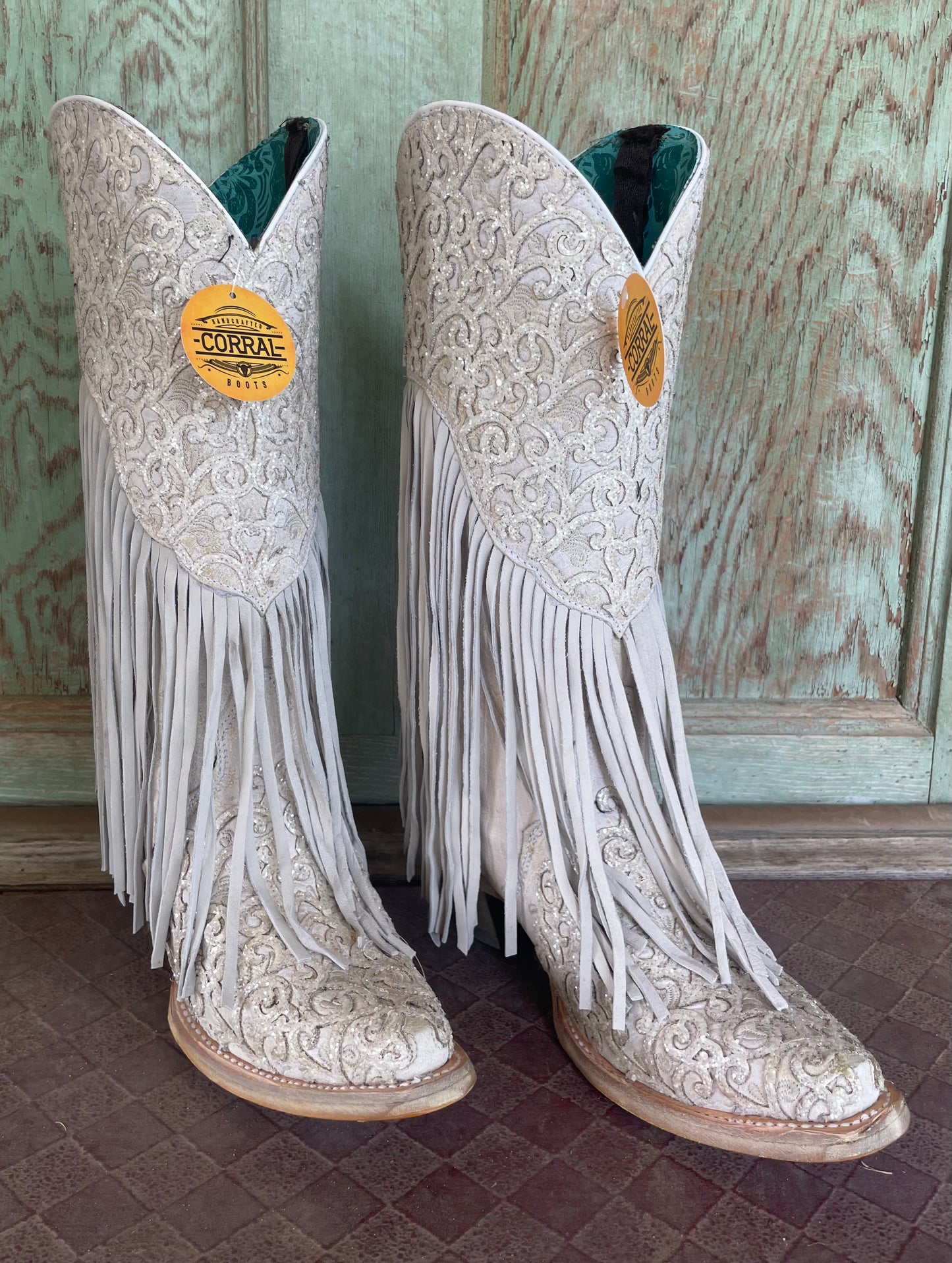 Dixie Dazzle Fringe Boots - Corral