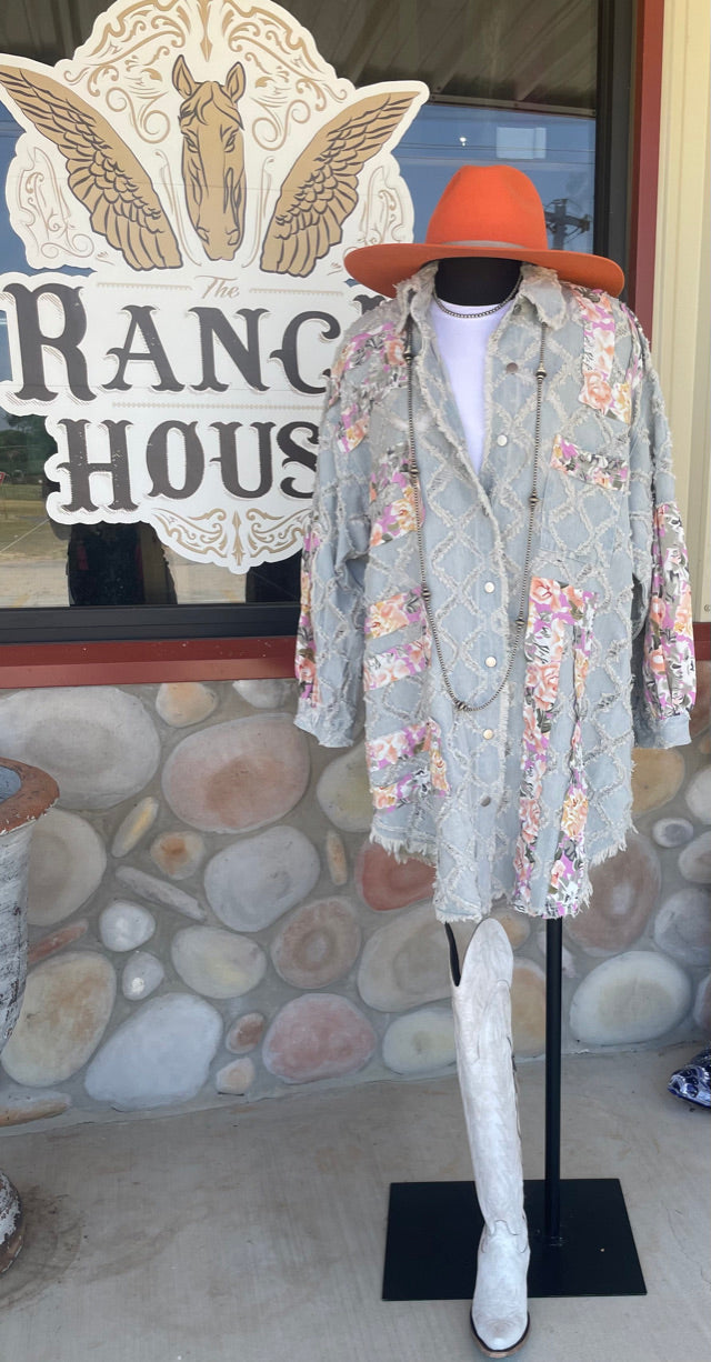 Dixieland Distressed Dress- POL Clothing