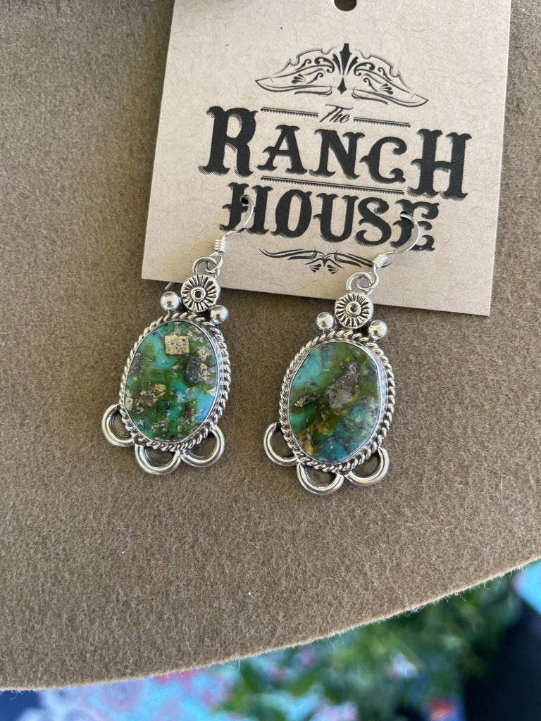 Mother Nature Turquoise Earrings