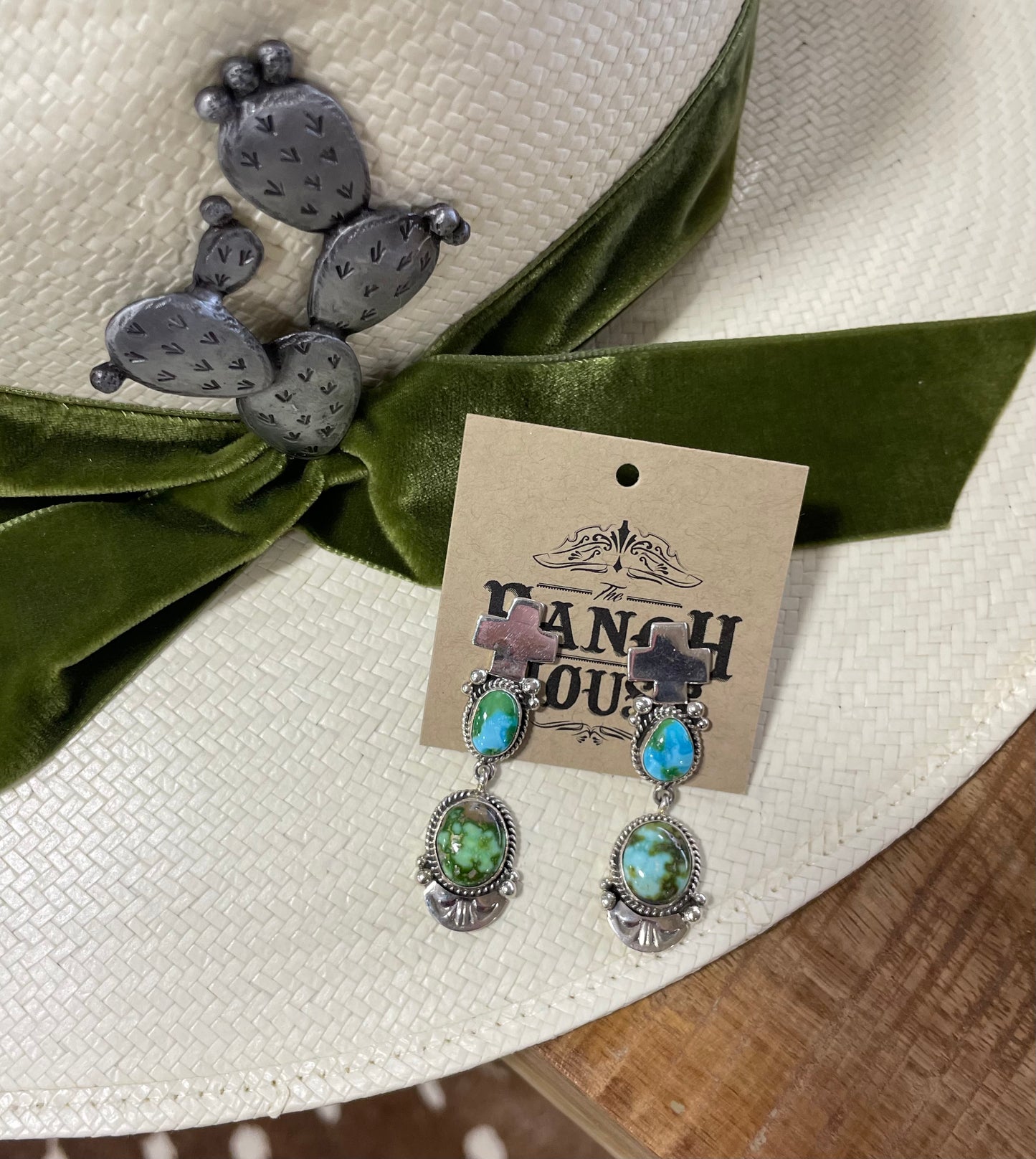 Bluegrass Turquoise Earrings
