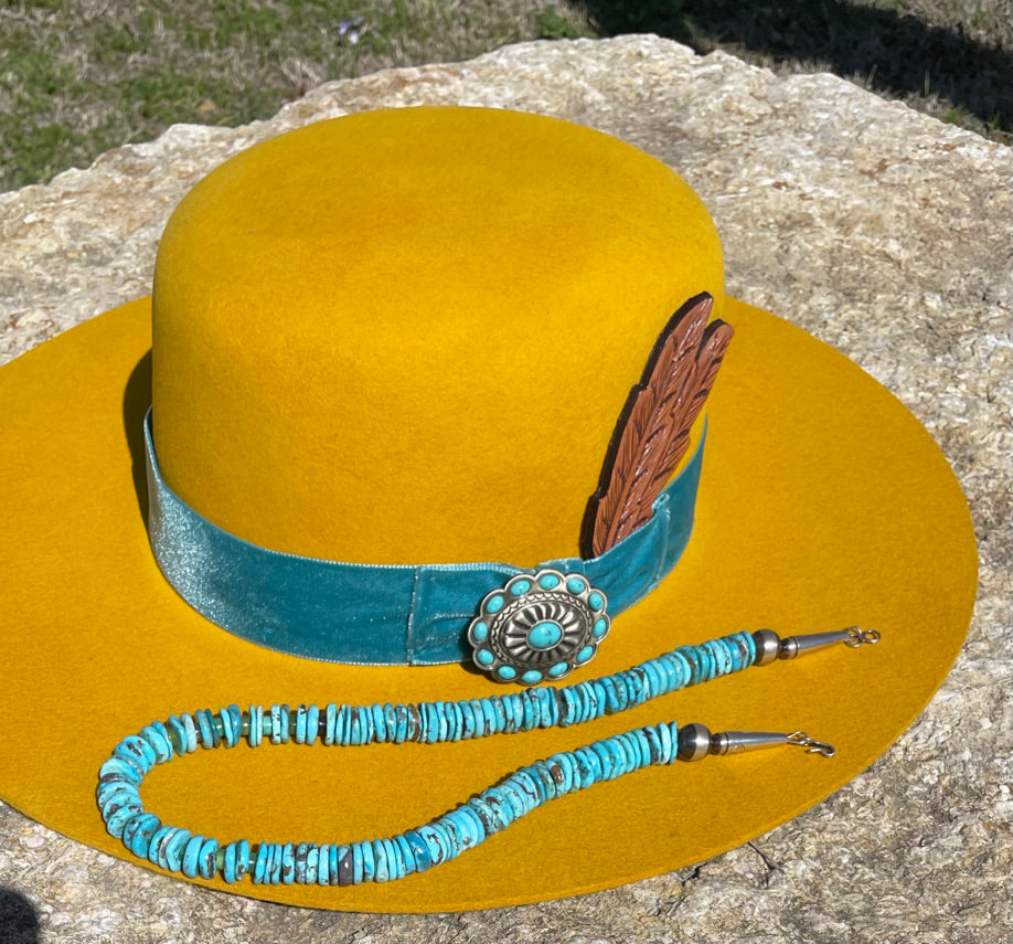 Cherokee Turquoise Disc Necklace