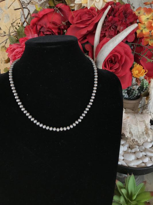 20" 6mm Pearl Necklace