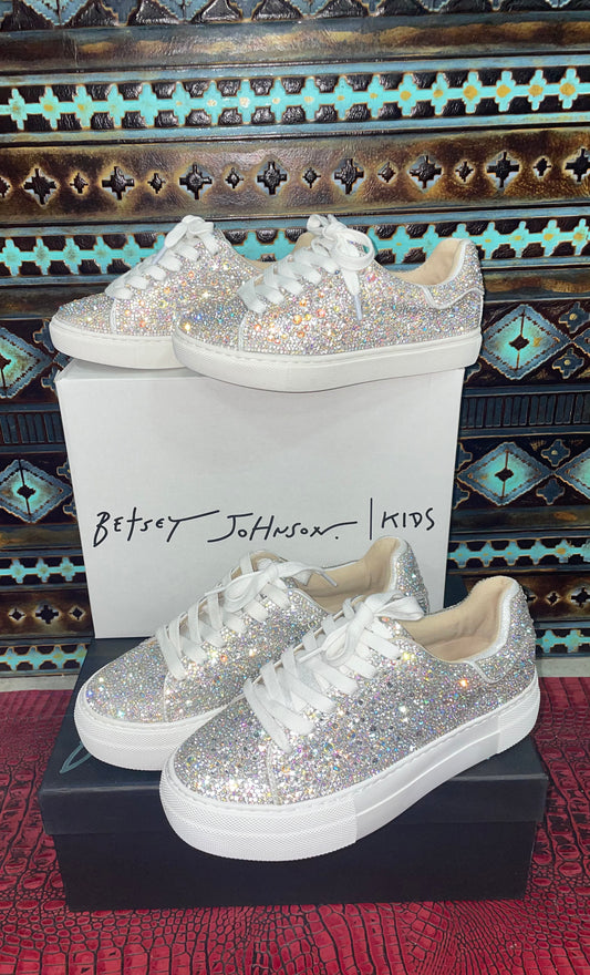 Betsey Johnson Sidny Rhinestone Children's Sneakers