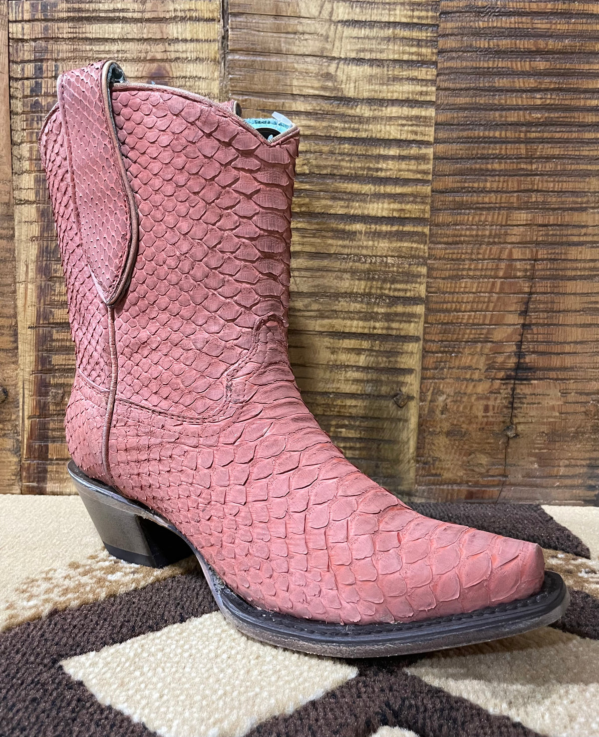 Coral Python Corral Boots