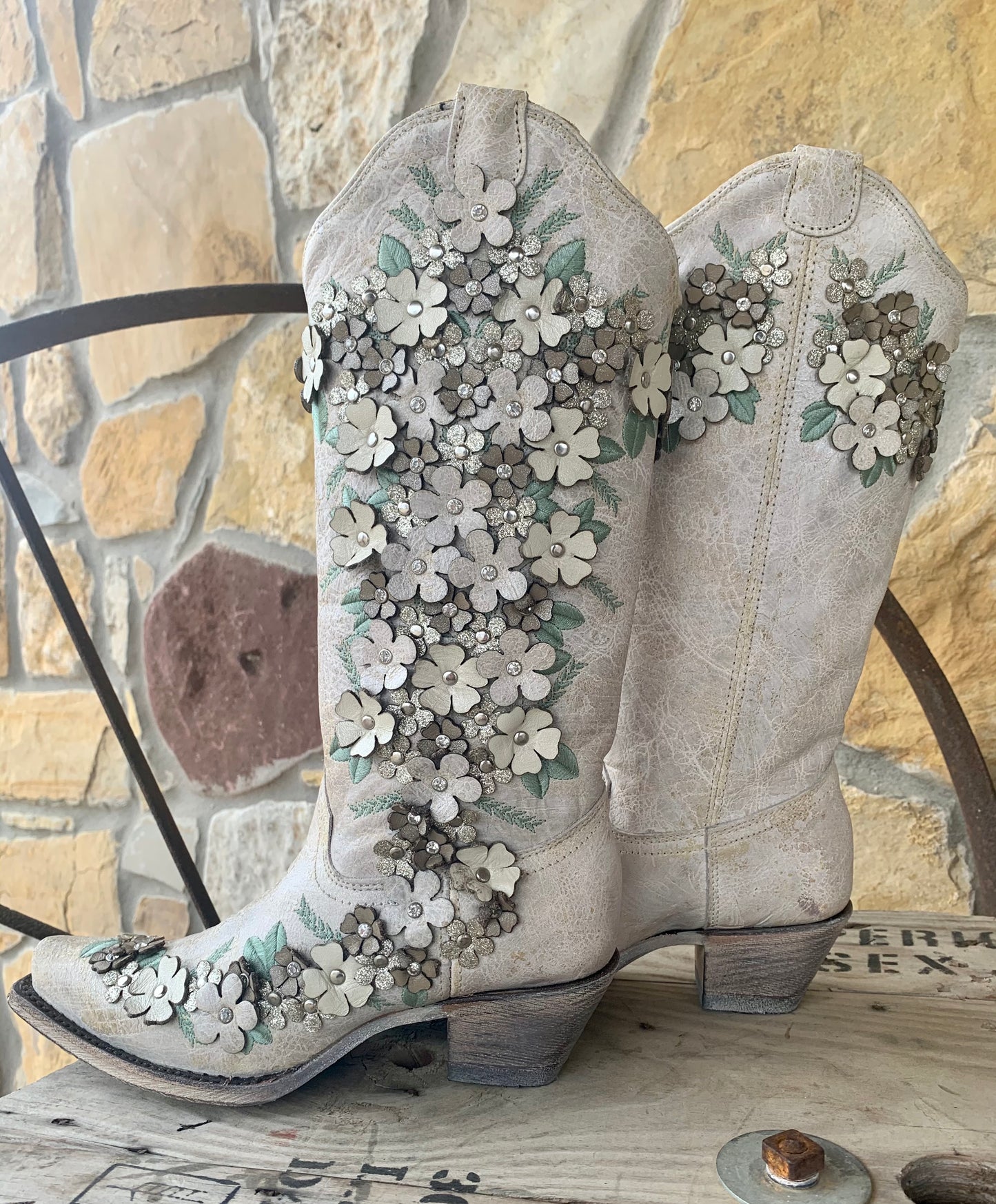 Corral Flower Of Love Boots