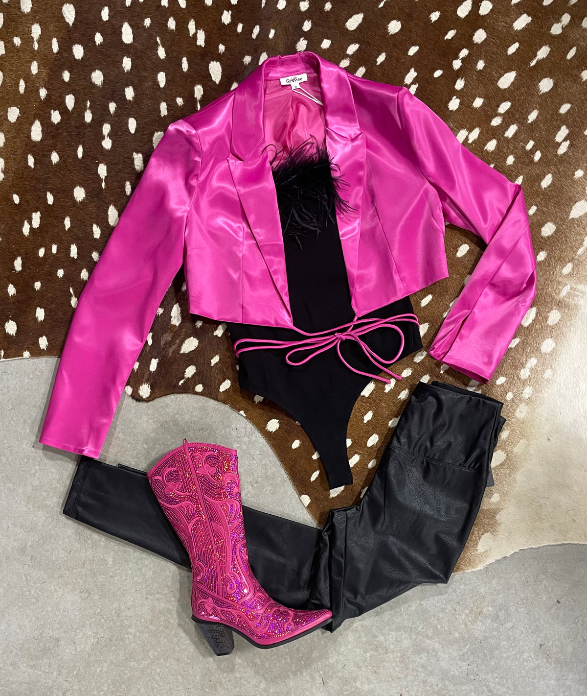 Pink Pop Star Jacket by GEEGEE