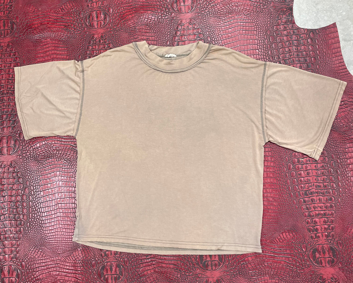 Oversized Taupe Tee by POL Clothing