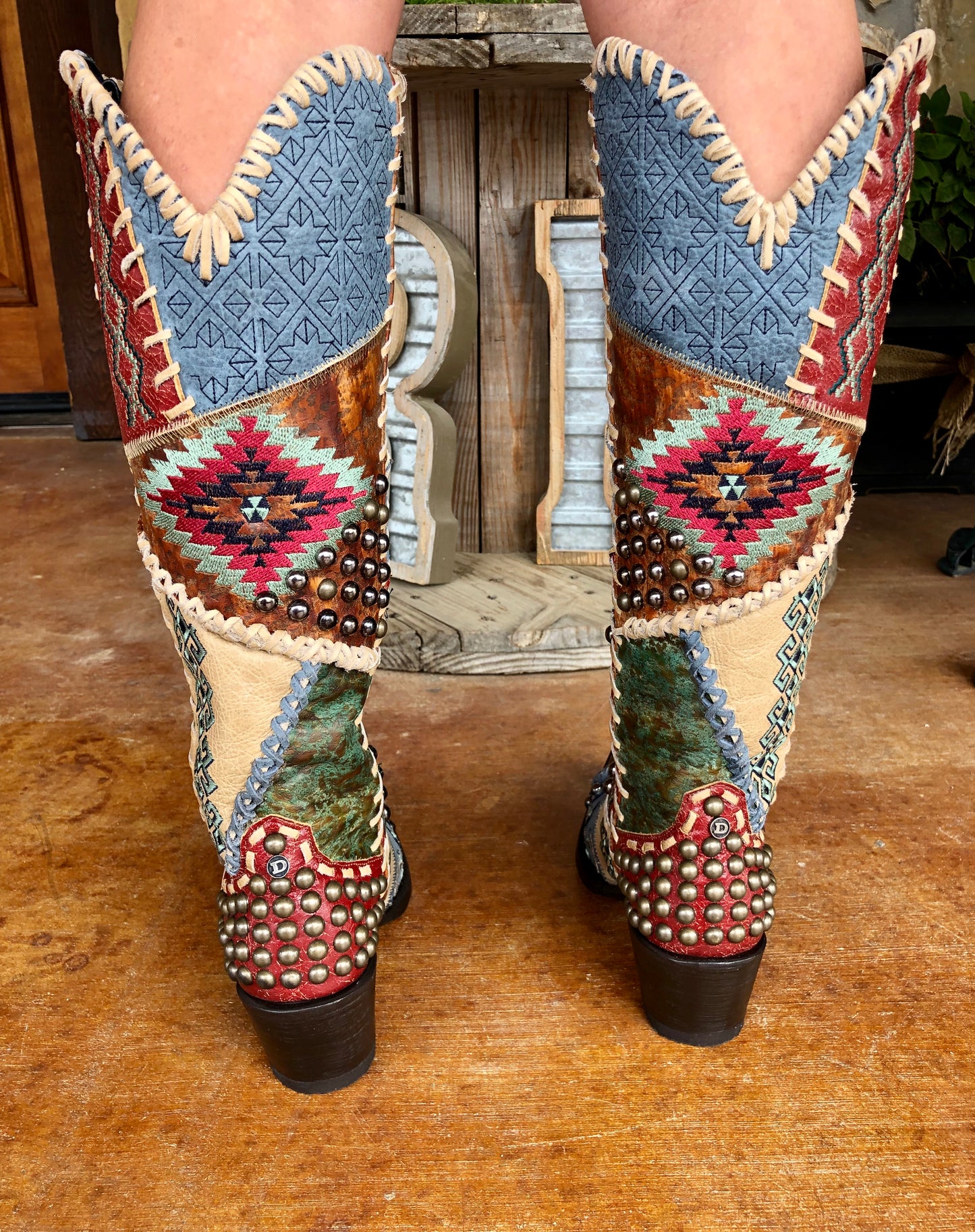 Old Gringo Blowout Boot - Blue
