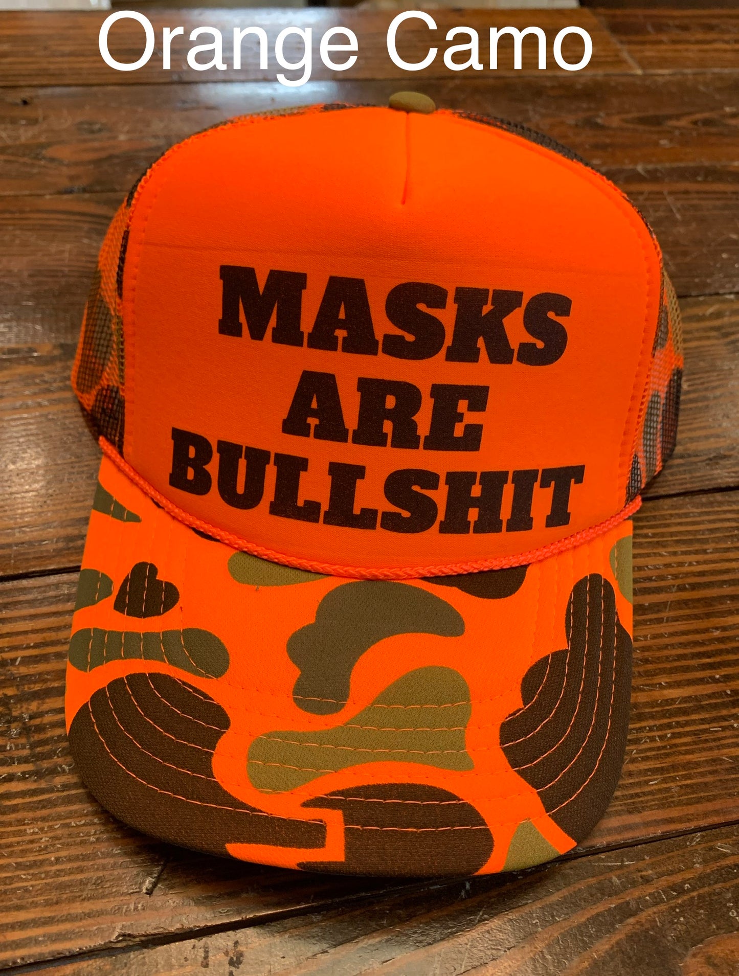 Masks Are Bullsh*t Trucker Hat