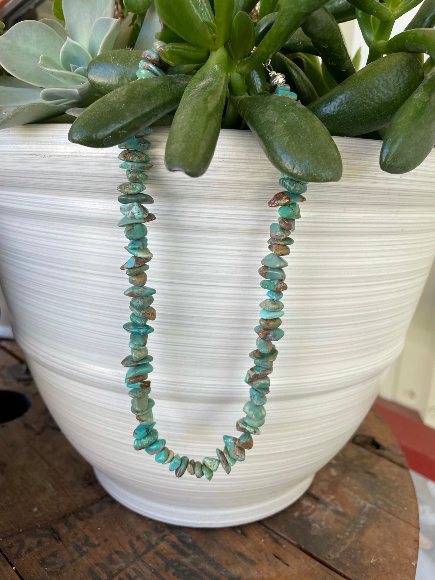 Caveman turquoise necklace