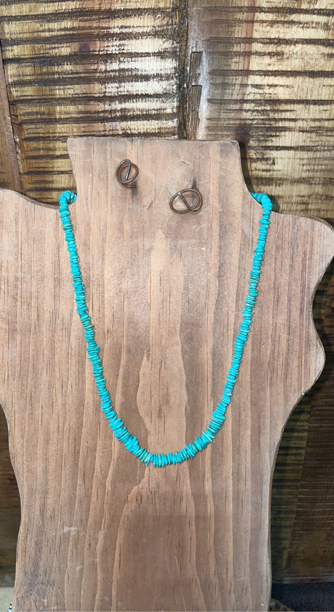 Cavewoman Turquoise Necklace