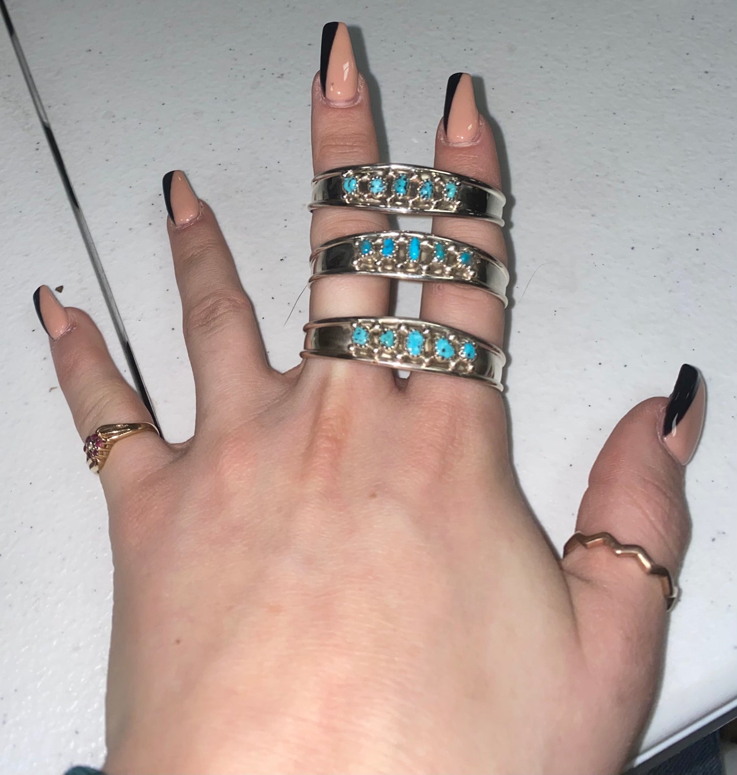 Turquoise Baby Cuffs