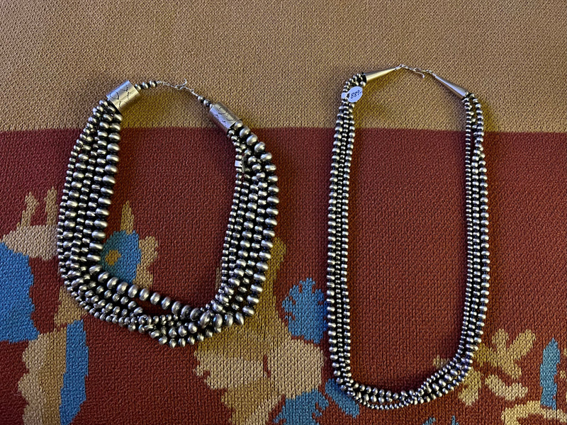 Multi Strand Navajo Pearl Necklaces