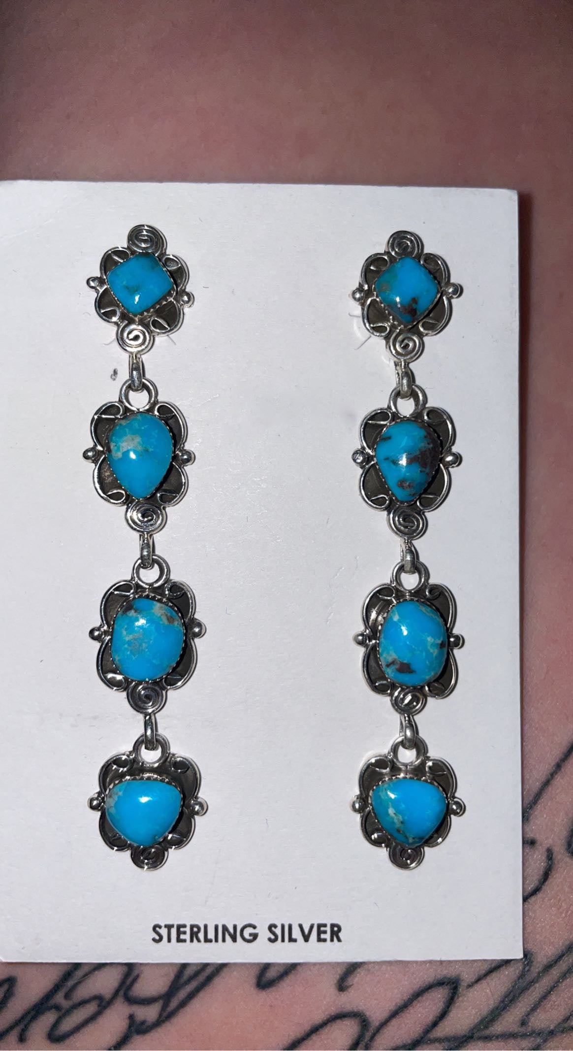 Pretty Little Things Turquoise Drop Earrings