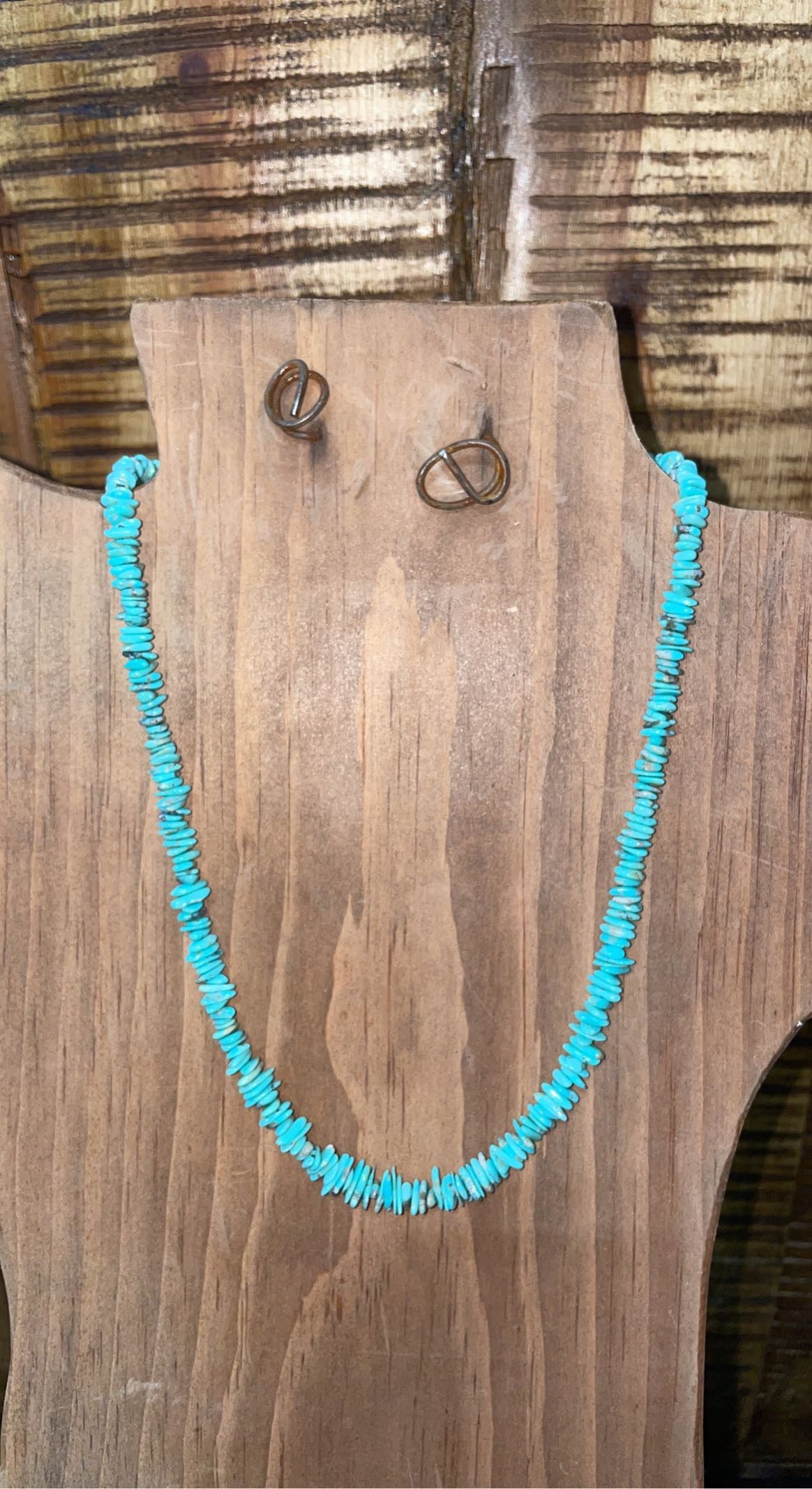 Cavewoman Turquoise Necklace