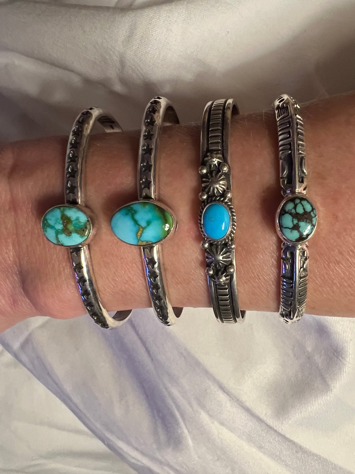 Turquoise Stacker Bracelet Collection