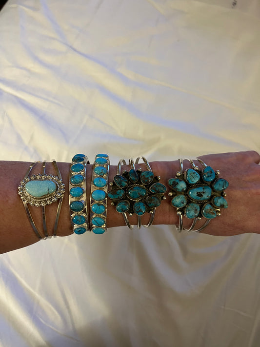 Turquoise Stacker Bracelets - Big